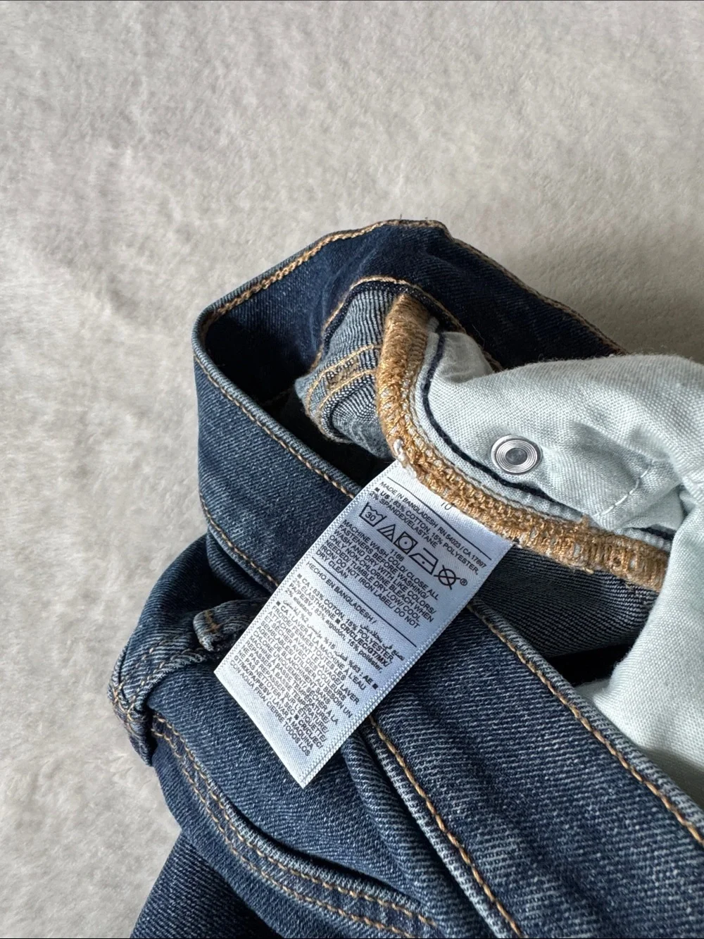 Old Navy Men's Medium Blue Straight Jeans